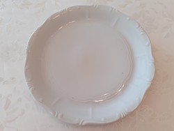 Old Zsolnay white porcelain round bowl 30 cm serving large plate