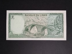 Libanon 5 Lirves 1986 Unc