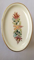 Zsolnay decorative bowl, with flower motifs (no. 23/124.)
