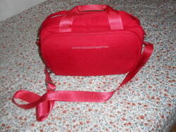 Red benetton side bag