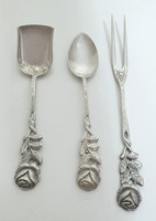 Silver-plated, hildesheim rose breakfast set