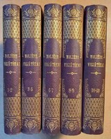 Uniquely rrr series!!! Moliere's comedies i.-Xiii. 1863-82 kisfaludy company complete in 5 volumes!!