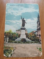 Budapest, Petőfi szobor, bélyegzés 1918