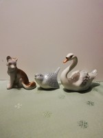 2 pcs. Beautiful, marked porcelain (sold together, the fox is no longer available)