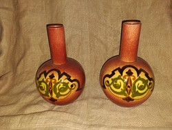 Couple in ceramic vase