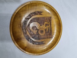 Old wooden wall plate