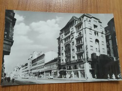 Budapest, Rákóczi út a Palace szállóval, postatiszta
