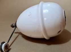 Antik porcelán ellensúly csigás lámpához