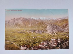 Old postcard arco gegen westen photo postcard landscape