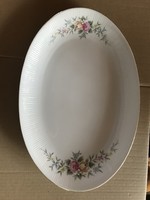 Oval Bavarian porcelain bowl cake / steak plate