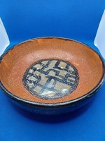 Retro ceramic bowl with Kerezsi beads