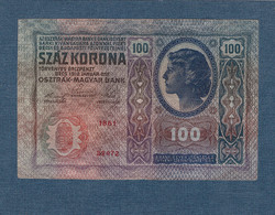 100 Korona 1912. Bélyegzés nélkül