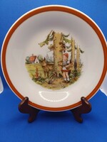 Kahla piroska and the wolf fairy pattern plate