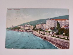Old postcard abbazia 1908 photo postcard