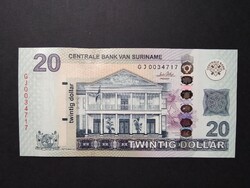 Suriname 20 Dollar 2010 Unc