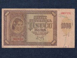 Horvátország 1000 kuna bankjegy 1941 (id73598)