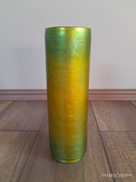 Modern Zsolnay eozin mázas váza