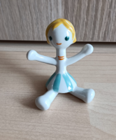 RITKA!!! Kőbányai porcelán ülő kislány figura Ősz Szabó Antónia tervezte
