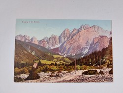 Old postcard 1912 photo postcard landscape