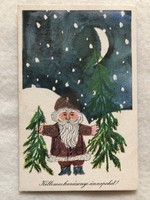 Régi rajzos Karácsonyi képeslap - Heinzelmann Emma rajz                          -5.