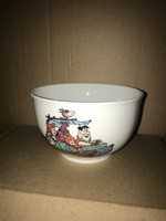 Bavaria porcelain bowl with Frédéric and Béni fairy tales children's bowl Flintstone family