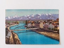 Old postcard 1918 villach photo postcard