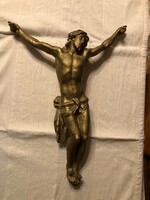 Corpus / body of Christ. Cast iron statue (65cm)