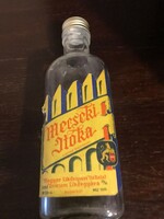 Glass bottles of Mecseki drinking glass / Hungarian liquor company Unicum Liquor Factory in Budapest are undamaged