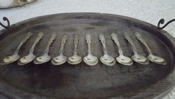 10 pcs. Decorative teaspoons with the names of the member states of the USA