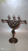 Louis Muharos bronze candle holder, two pieces available, price per piece