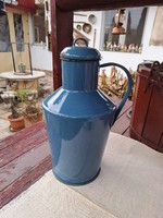 Blue enameled enameled 7 liter Ceglédi kanna kanna heirloom antique nostalgia
