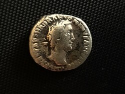Silver denarius of Antoninus pius