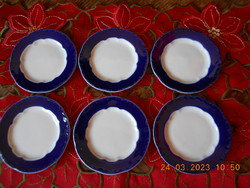 Zsolnay Pompadour mini tányér, 6 db