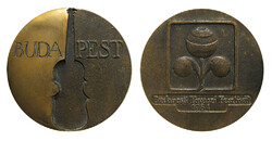 Budapest Spring Festival 1984 commemorative medal - /violin/