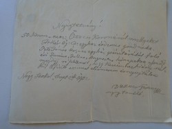 Za425.2 Old document Nagyszokoly (Tolna) receipt 50 kroner - János Tótkér Pető 1902
