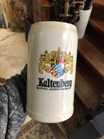 Ceramic beer mug, German, 1 liter, perfect.