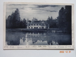 Old postcard: gölnicbánya (uplands), turzó villa (1927)