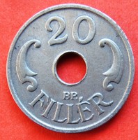 Iron 20 shillings in good condition, 1941.