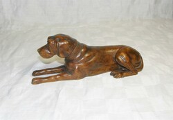 Vizsla kutya faragott fa figura - 22 X 8 cm