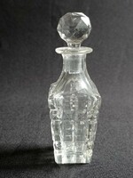 Glass cologne holder with stopper, toilet bottle