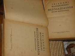 TRIANONI MAGYARORSZÁG  MEZŐGAZDASÁGA 1-2 ( TELJES) RITKA!! 1.KIADÁS!! 1940