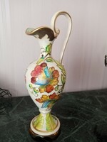 Antique rarity: original Belgian Art Nouveau ceramic jug / pouring carafe, vase