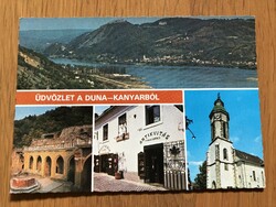 Danube bend postcard