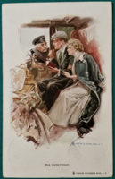 Antique American Romantic Greeting Card circa 1910:,reinthal&newman,pubs.,N.Y.