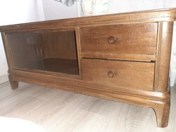 Nicely shaped solid old wardrobe recommended as a bench because it is strong and 45cm high