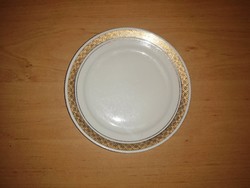Alföldi porcelain gold pattern small plate dia. 19 cm (2p-1)