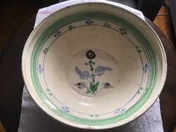 Folk ceramic wedding bowl 47cm.