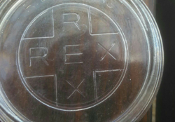 REX  negyed literes tároló üvegek 6db