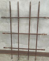 Old wrought iron window grill