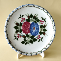 Marked cs kiss imre mezőtúr wall decoration earthenware bowl